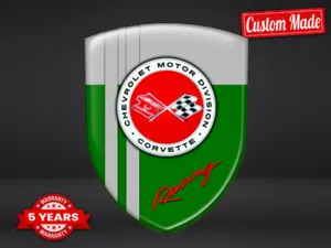 Corvette Emblema Auto Alta Calidad Profesional Personalizable